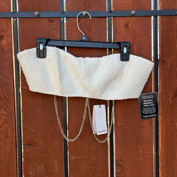 Retrofete Loris Bra in White NWT size XL - Picture 2 of 8